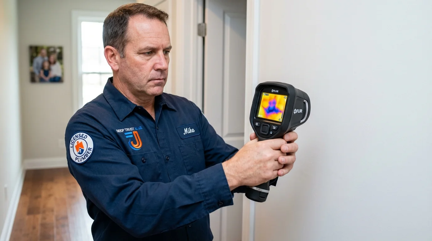 Thermal imaging leak detection by Johns Plumbing LLC in Laton
